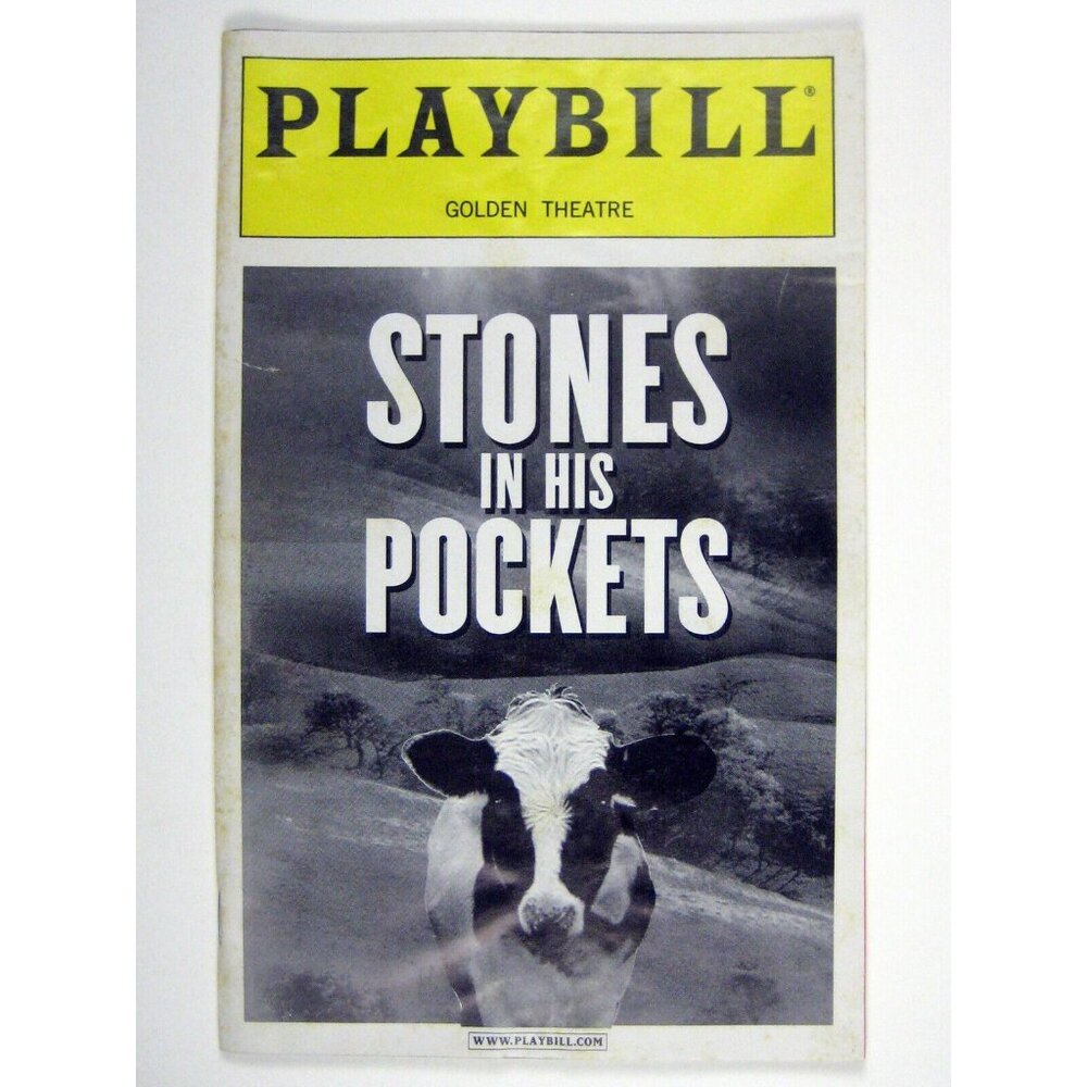 Stones in His Pockets Playbill July 2001 Sean Champion Conleth Hill